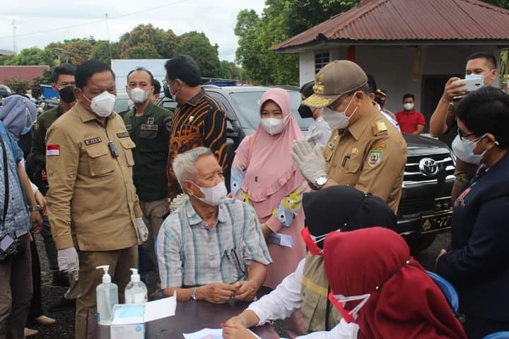 Bupati Mian Dampingi Gubernur dan Rombongan Monitoring PPKM