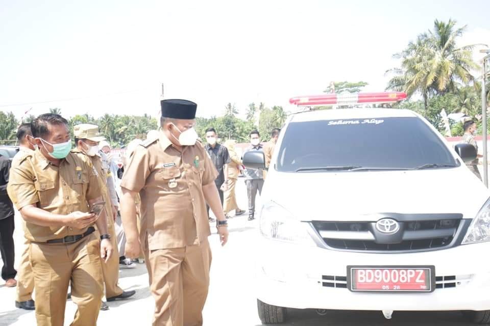 Puskesmas Penago II Terima Bantuan Mobil Ambulance