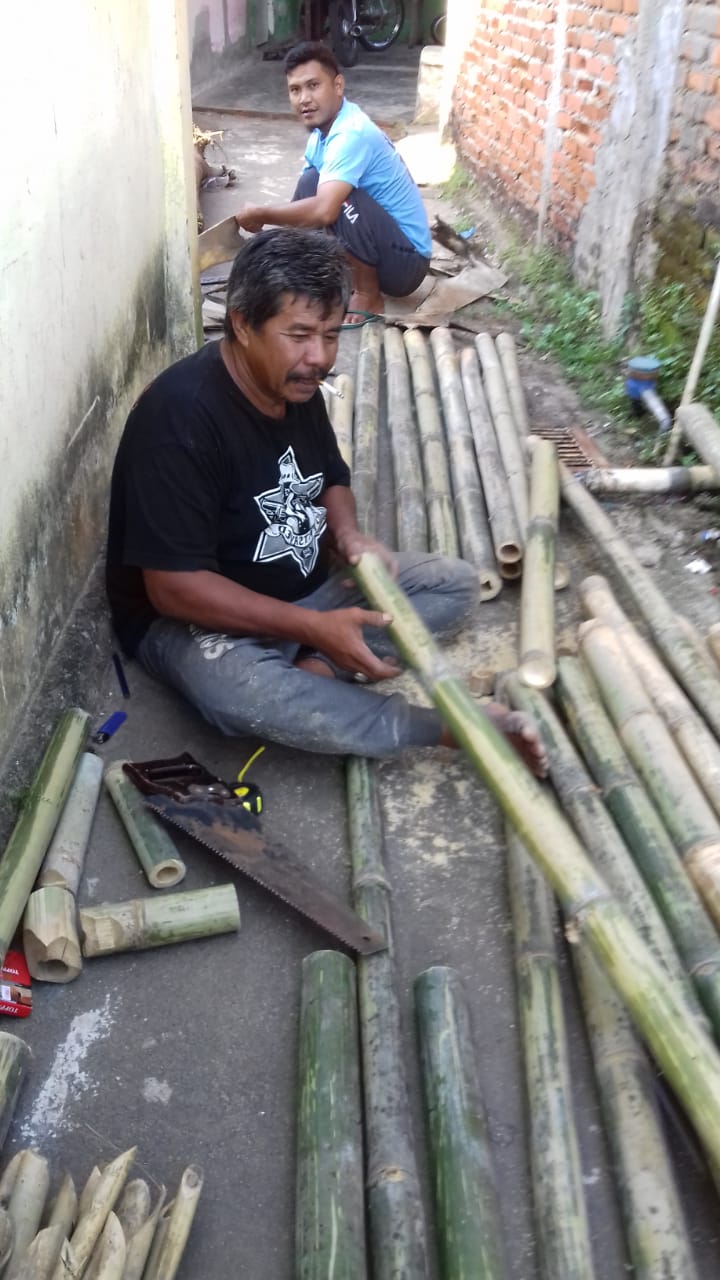 Belum Ada Support Pemda, Bangunan Tabut Dibuat Dari Bambu