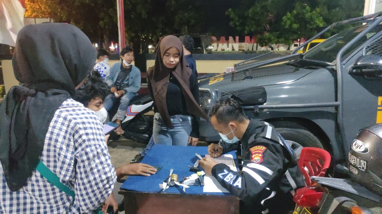 Marak Balap Liar Pantai Panjang, Polres Amankan  Puluhan Kendaraan