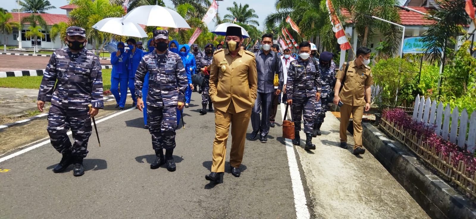 Tinjau Mako Lanal Bengkulu, Panglima Koarmada I Dukung Naik Jadi Type B