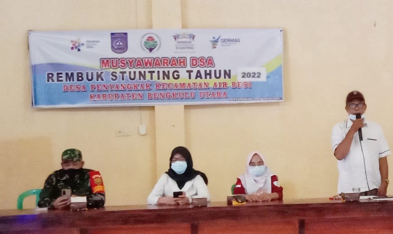 Pemdes Penyangkak Gelar Rembuk Stunting