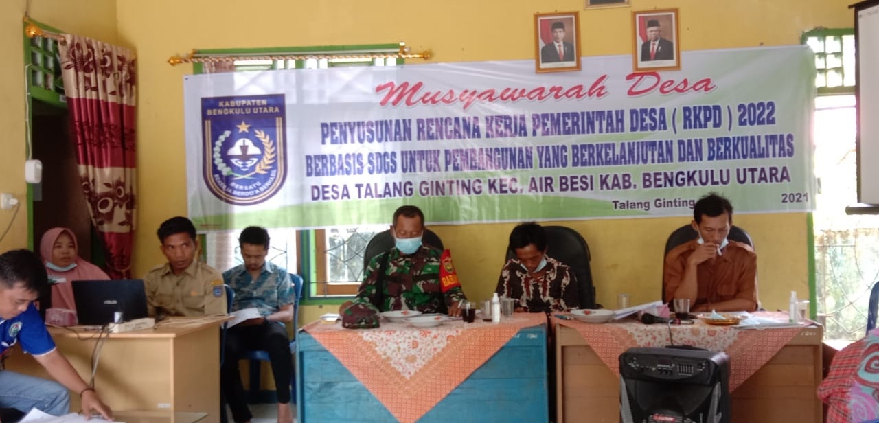 Jaring Asmara 2022, Talang Ginting Musdes RKPDes