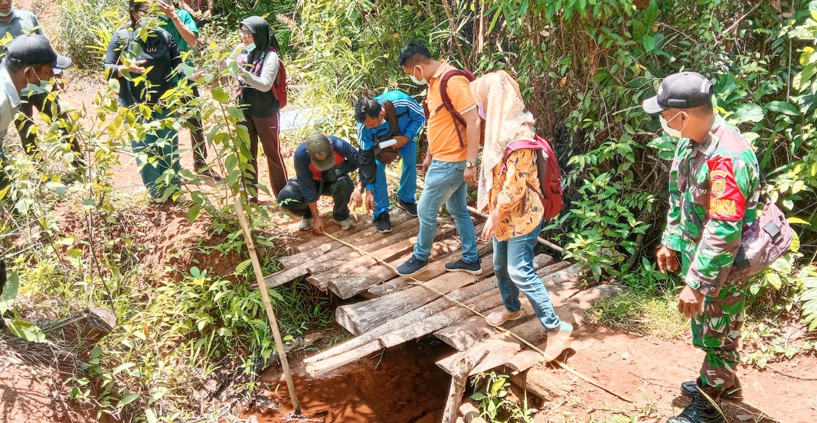 Talang Ginting Lakukan Titik Nol Plat Deker