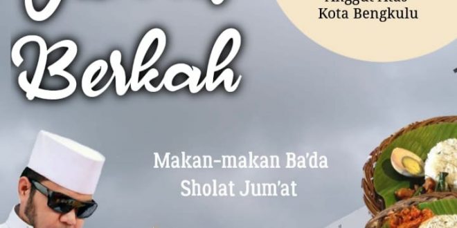 Jumat Berkah, Helmi Hasan Ajak Warga Muslim Makan-Makan di Masjid At-Taqwa