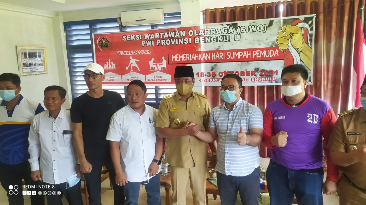 Wagub Bengkulu Buka Agenda Siwo PWI Bengkulu