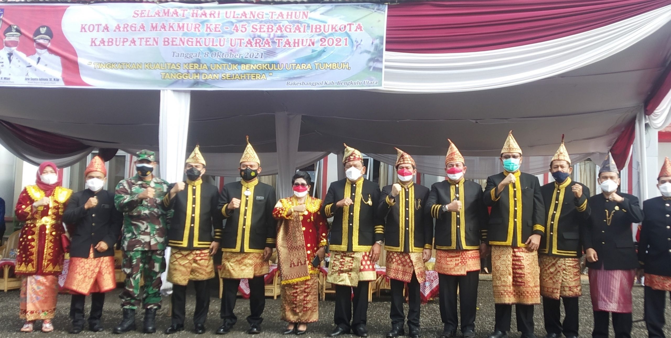 Khidmat, Upacara HUT Ke- 45 Ibukota Kabupaten Bengkulu Utara