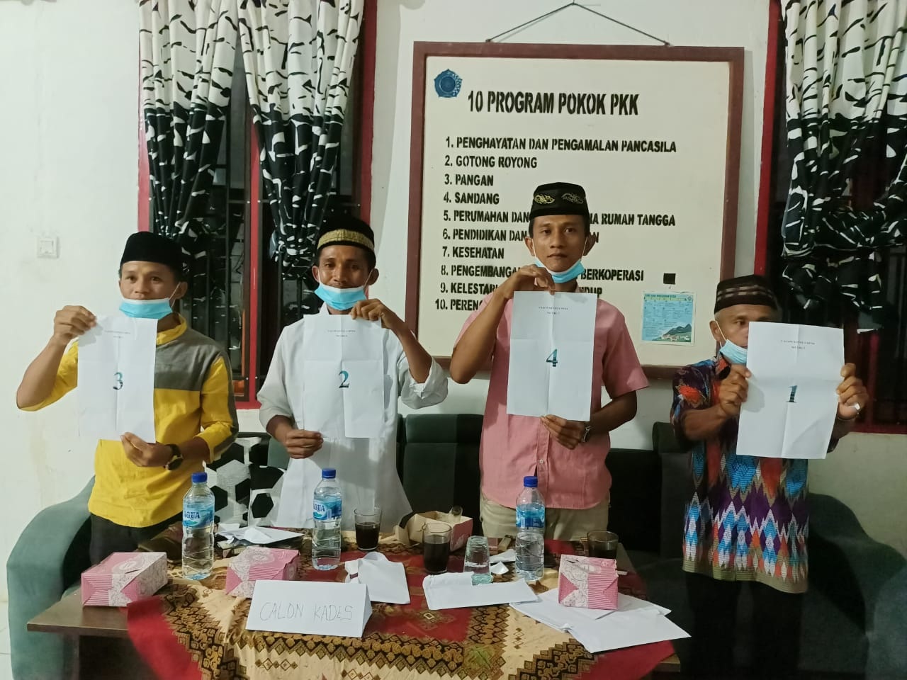 Cakades Talang Buai Sudah Pegang  Nomor Urut