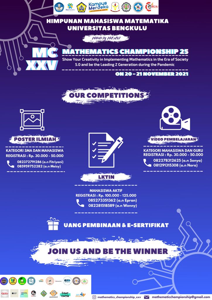 Himatika Unib Selenggarakan  Lomba  Mathematics Championship 25