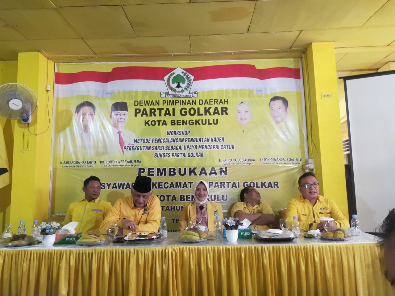 Muscam Golkar Kota Bengkulu Targetkan Menang Pemilu Serentak 2024