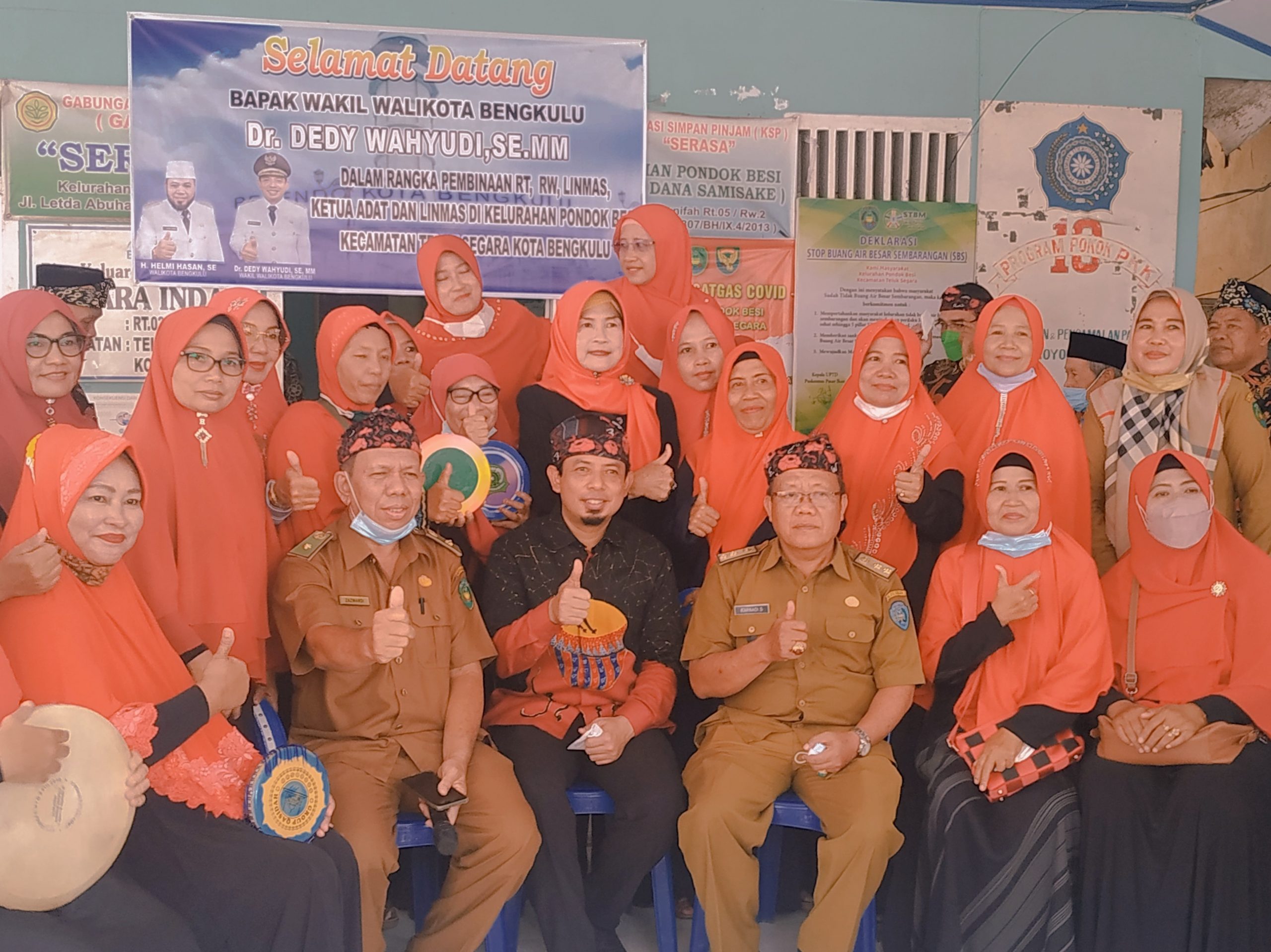 Wawali Bengkulu Tersanjung  di Pondok Besi