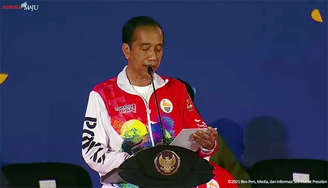 Jokowi Resmi Buka PON XX di Papua