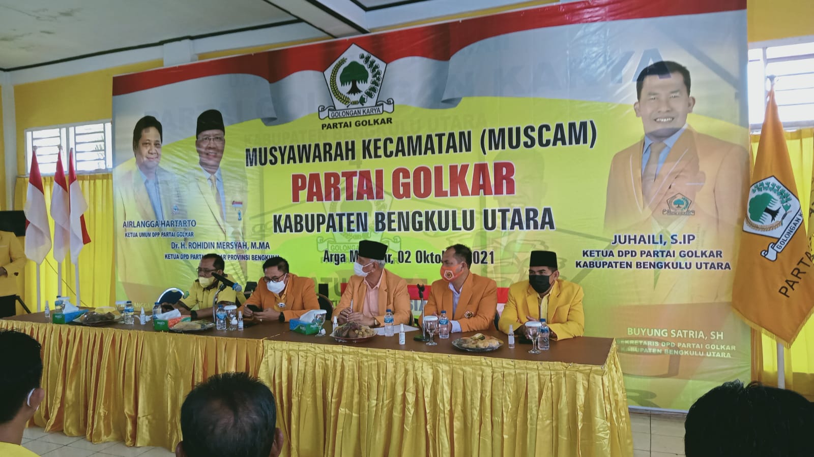 DPD Partai Golkar BU Muscam Sekaligus Pelantikan Ketua MKGR