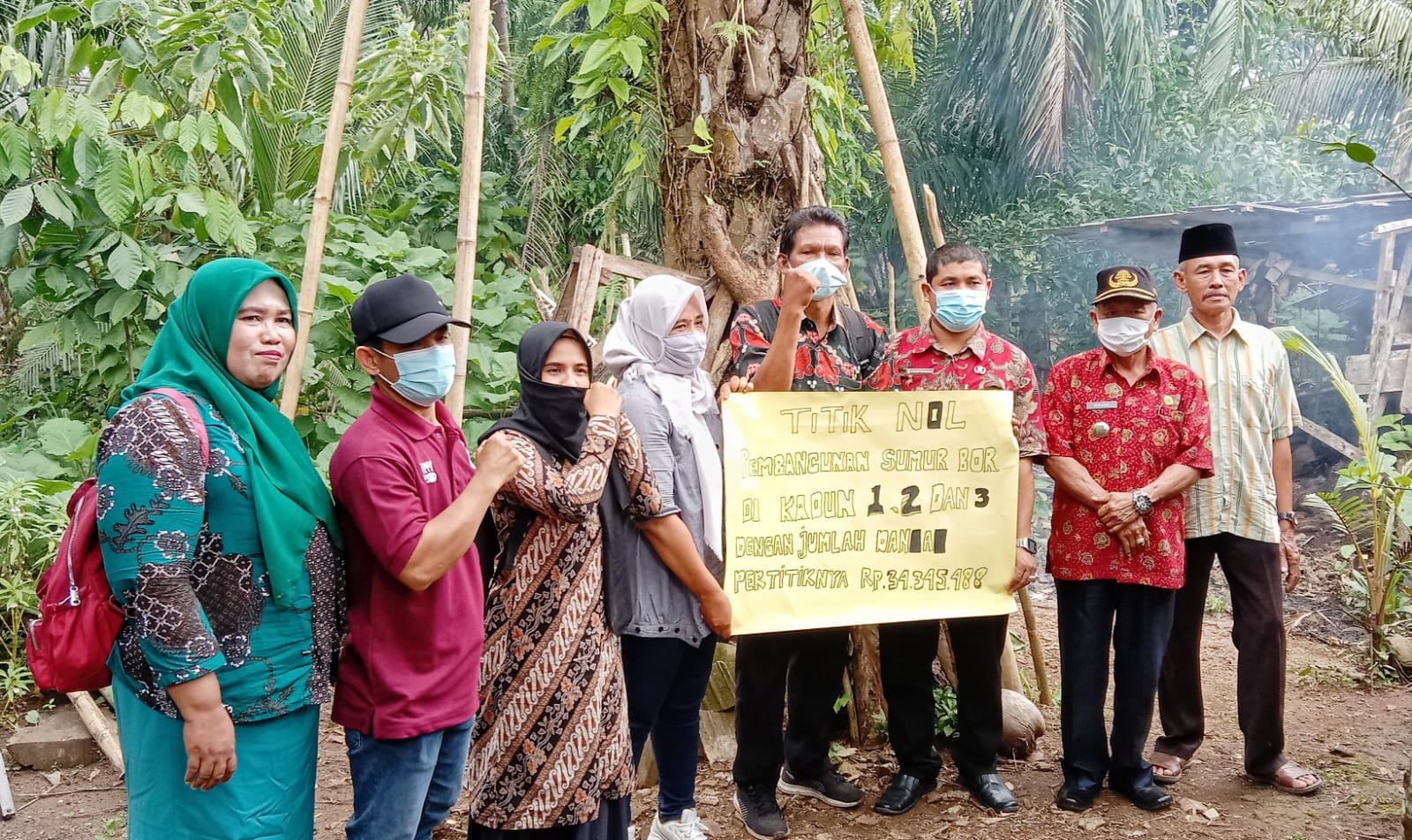 Titik Nol, Lubuk Tanjung Bangun Sumur Bor 6 Titik