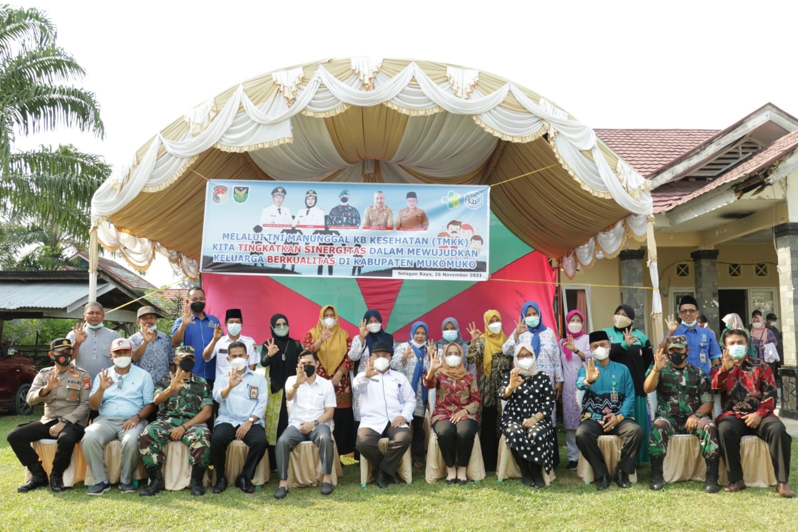 Kecamatan Selagan Raya Fasilitasi Kegiatan Bhakti Sosial TMKK Mukomuko