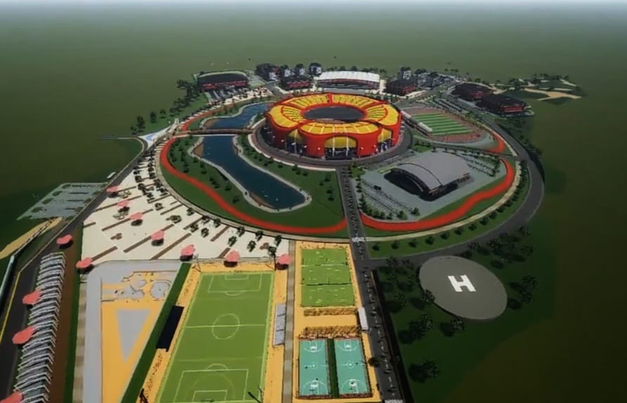 Masterplan Stadion Baru Berbentuk Rafflesia