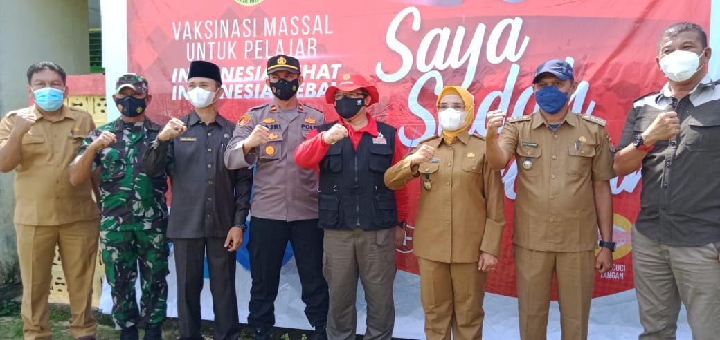 Binda Bengkulu Gelar Serbuan Vaksin di SMPN 2 Mukomuko