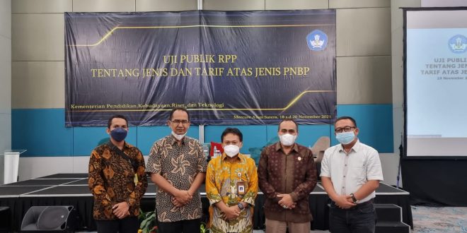 Uji Publik RPP Terkait Jenis Tarif PNBP, Ini Penyampaian Sekjen Kemendikbud