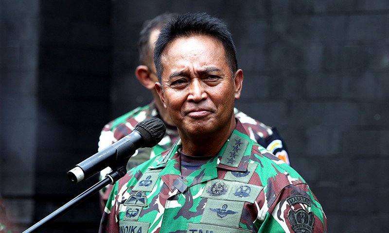 Jenderal Andika Datangi Gedung DPR, Ucap Kalimat Ini