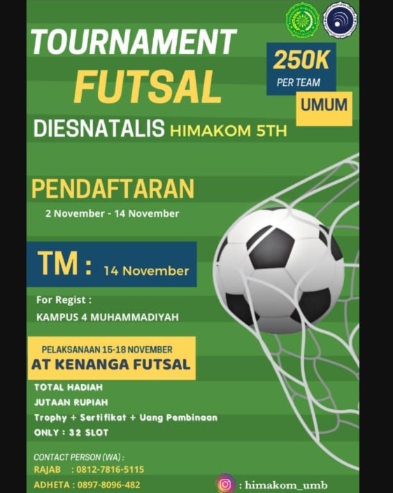 Himakom UMB Adakan Tournament Futsal