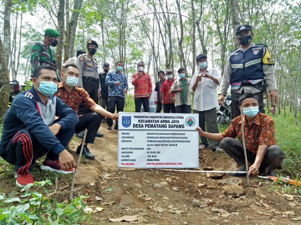 Pematang Sapang Gelar Titik Nol Jalan Usaha Tani