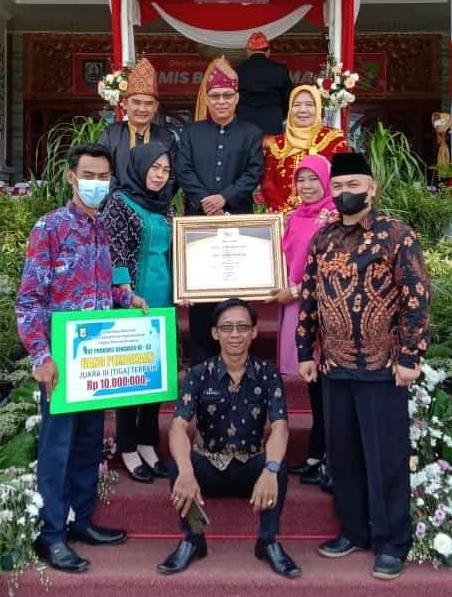 Lubuk Banyau Juara Tiga Lomba Desa Adminduk Provinsi