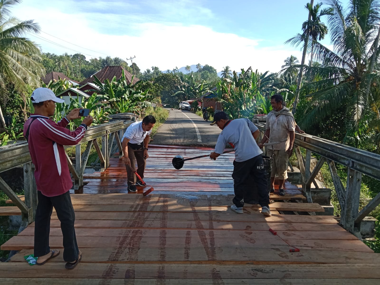 Pemkab BU Perbaiki 2 Jembatan, Termasuk di Tanjung Putus