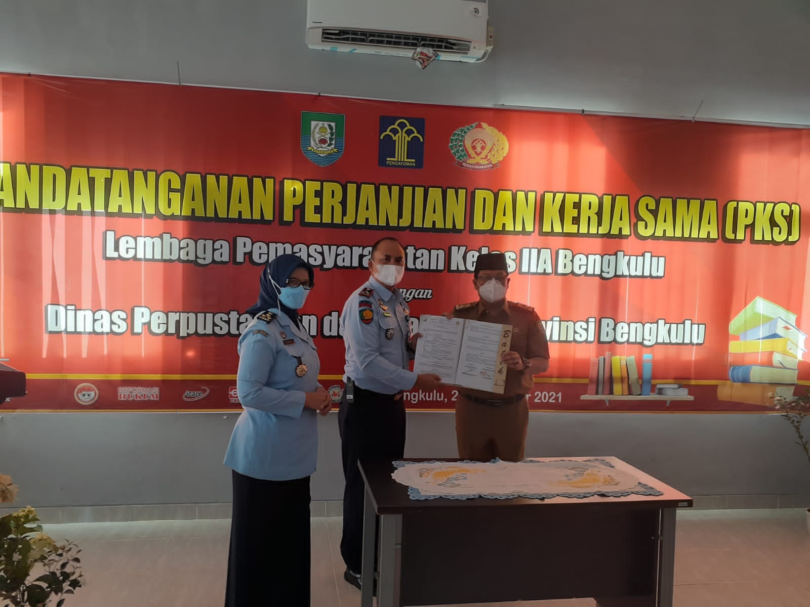 Lapas Bengkulu Bangun Perpustakaan Merah Putih