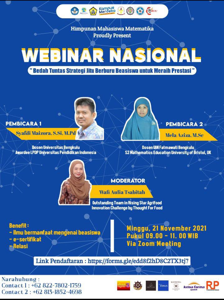 Himatika Unib Adakan Webinar, Gratis!