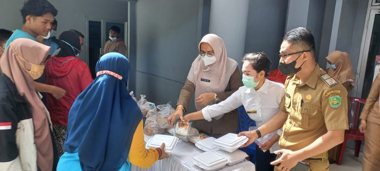 Mitigasi Langit Helmi Hasan Sukses, Ribuan Nasi Bungkus Ludes