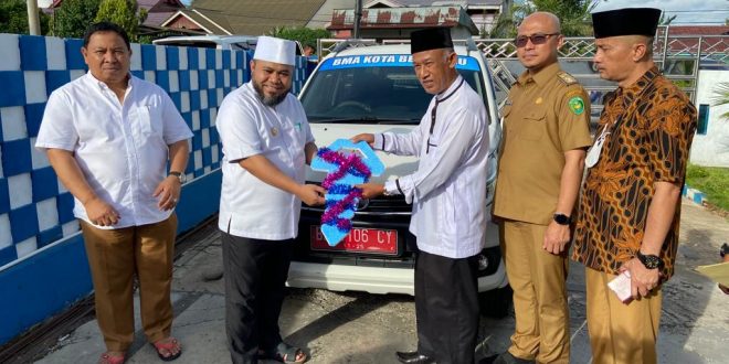 Pemkot Bantu Mobil Operasional dan Infrastruktur Untuk BMA