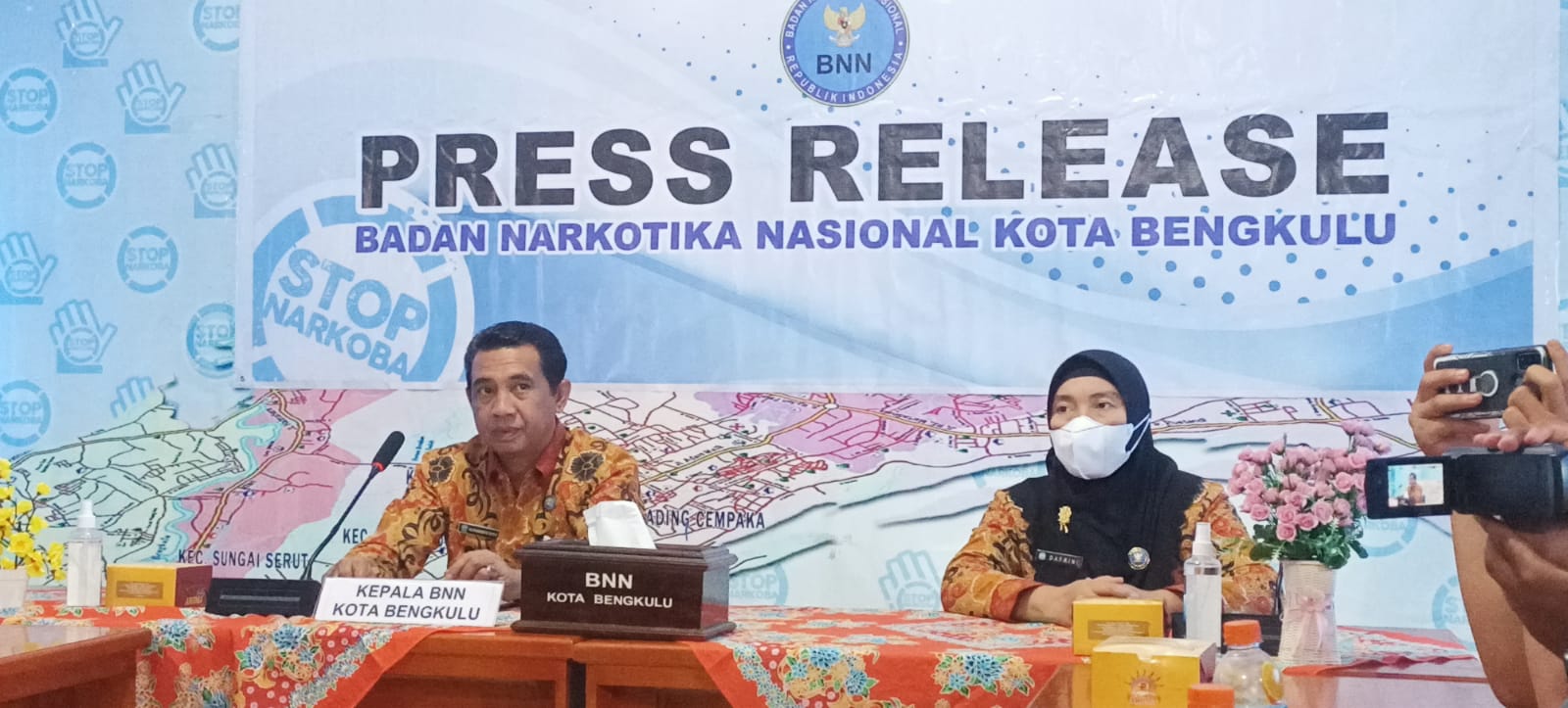 Jumlah Pecandu Narkoba di Kota Bengkulu Menurun 1,8 Persen