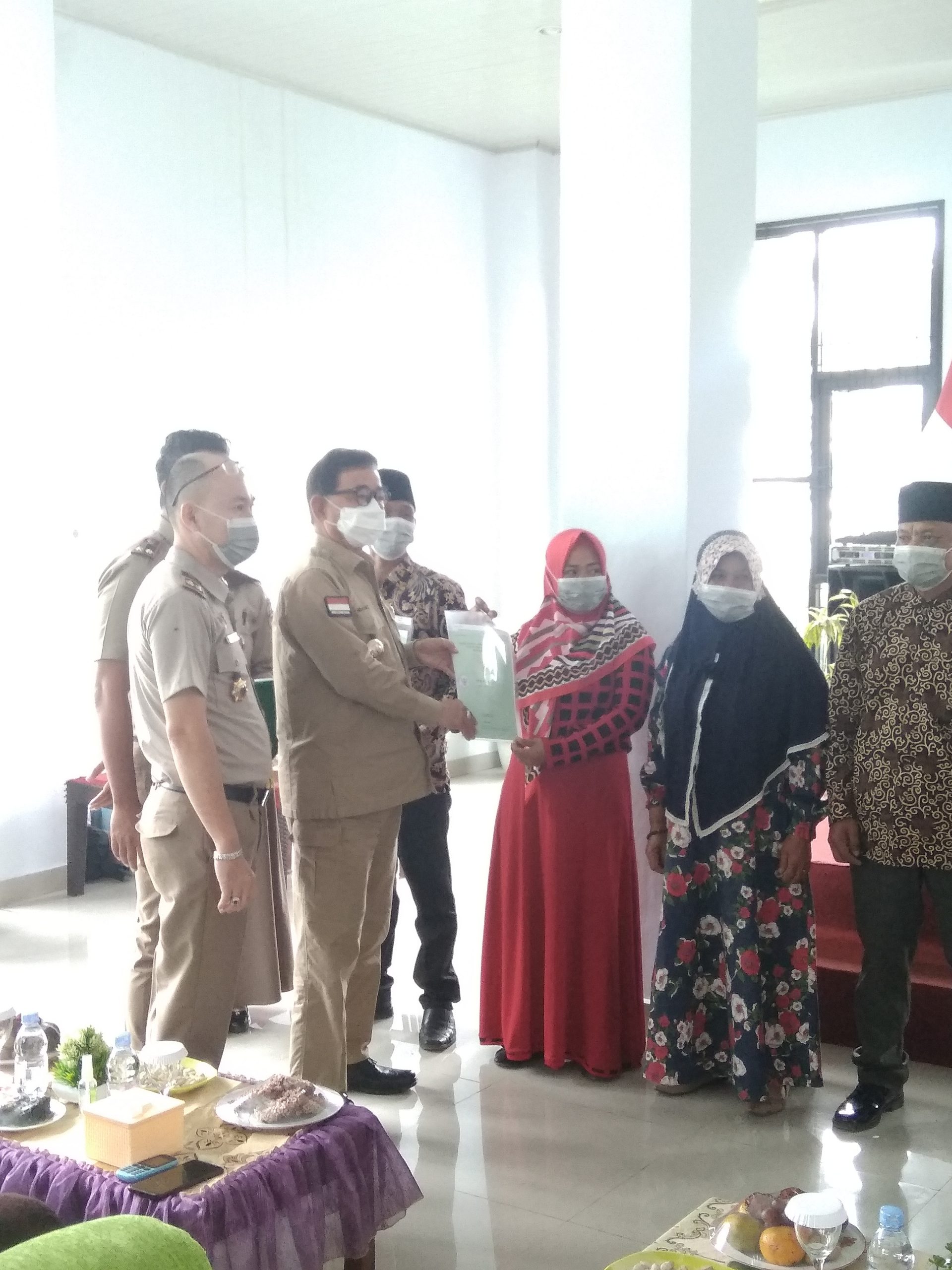 Sertifikat Tanah Eks 58 Hektar Eks HGU PT.SMM Diserahkan ke Masyarakat