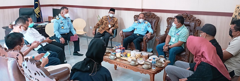 Usai Ngopi Bersama PWI, Kakanwil Kemenkumham Provinsi Bengkulu Tergetkan Jajaran Dapatkan WBK dan WBBM