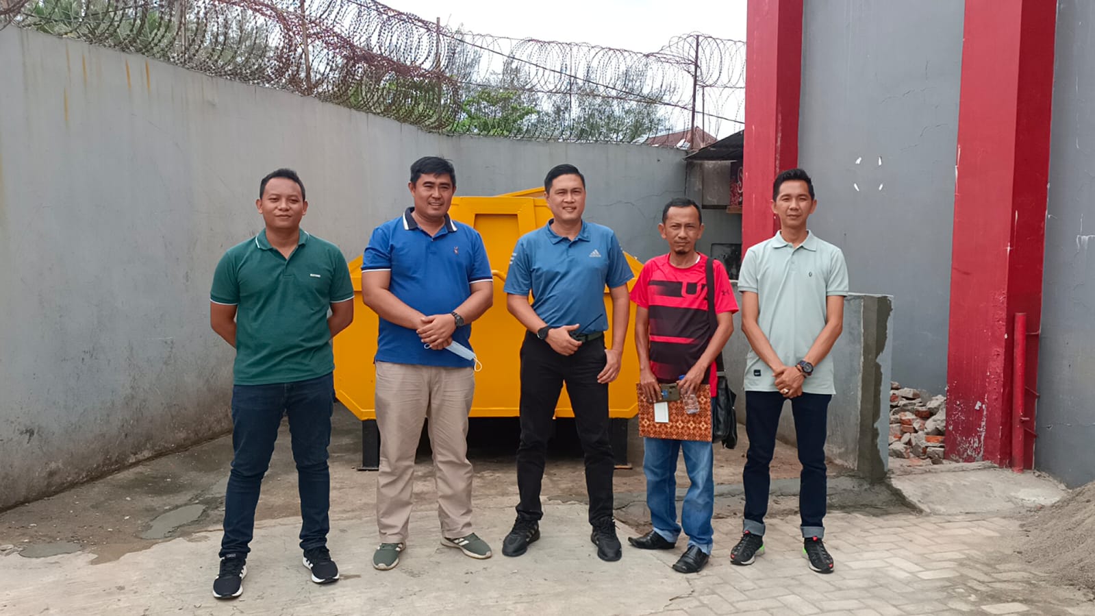 Rutan Bengkulu Terima 1 Unit Kontainer Sampah