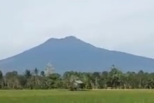 Gunung Dempo Naik Status ke Level 2