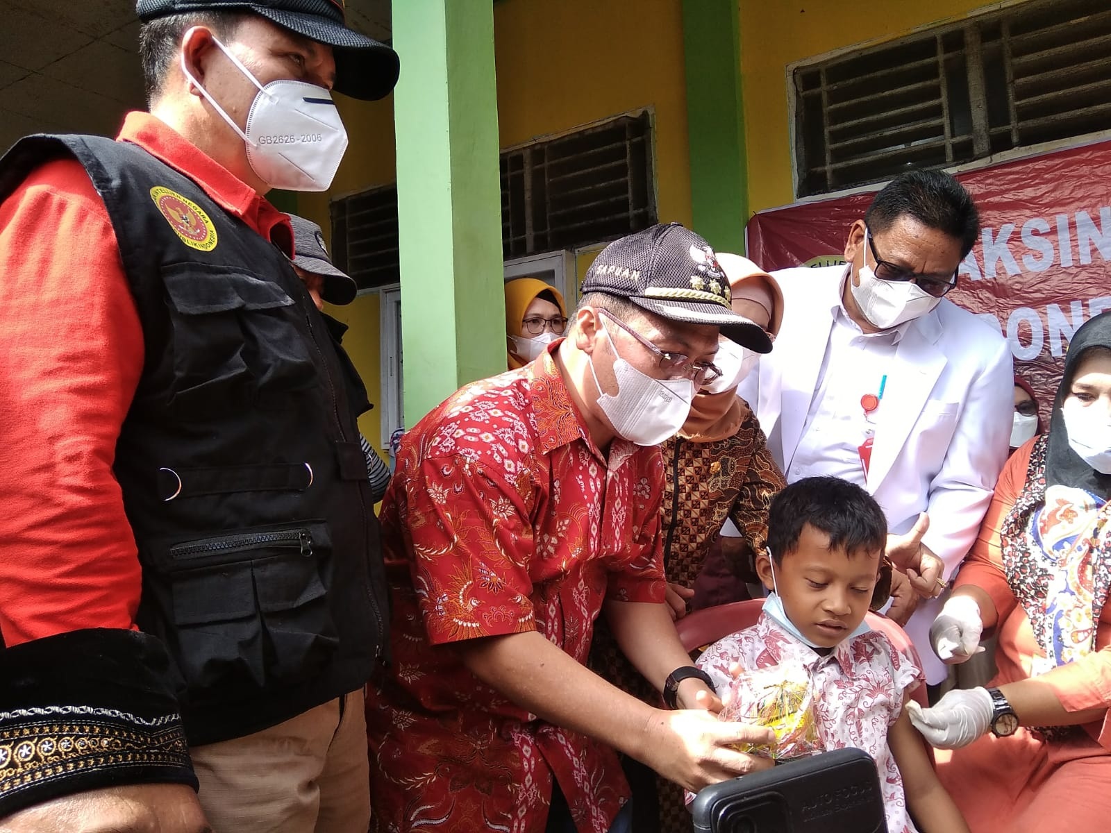 Bersama FKPD Mukomuko, BIN Lakukan Vaksinasi Pelajar