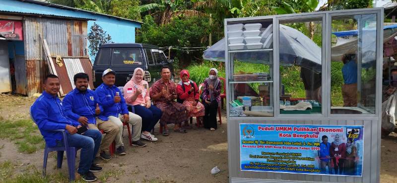 Pelaku UMKM Bengkulu Terdorong Gerobak