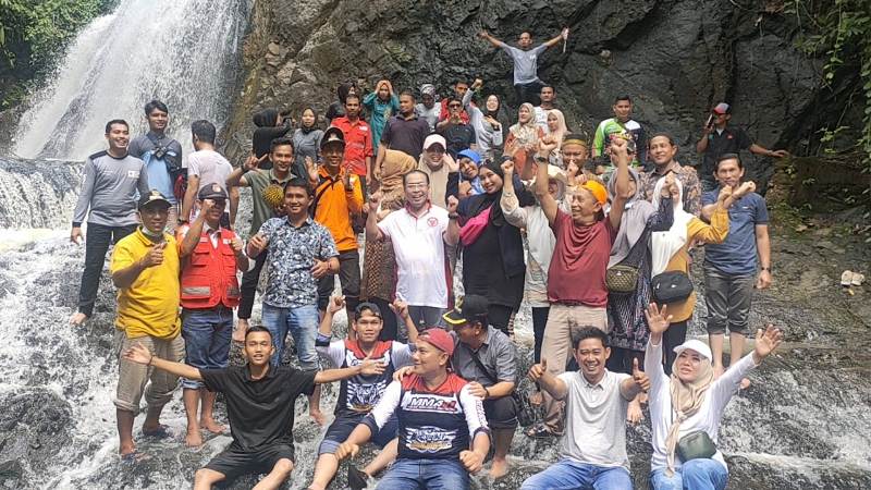 Langsung Viral, Air Terjun Sipai Malin Deman Dikunjungi BD 1, 2, 3 N