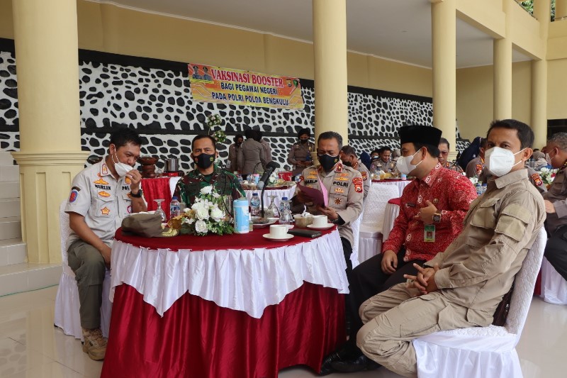 Polda Bengkulu Siapkan 1.200 Dosis Vaksin Booster