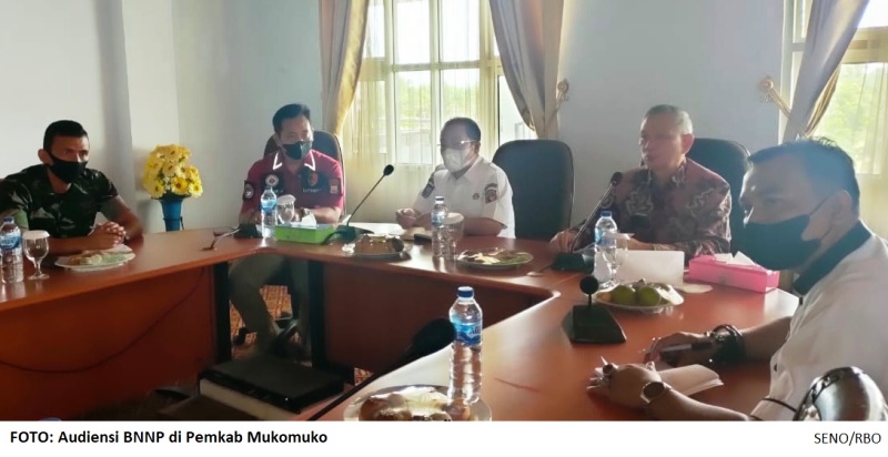 Bupati Mukomuko Sampaikan Kerisauannya ke Kepala BNNP