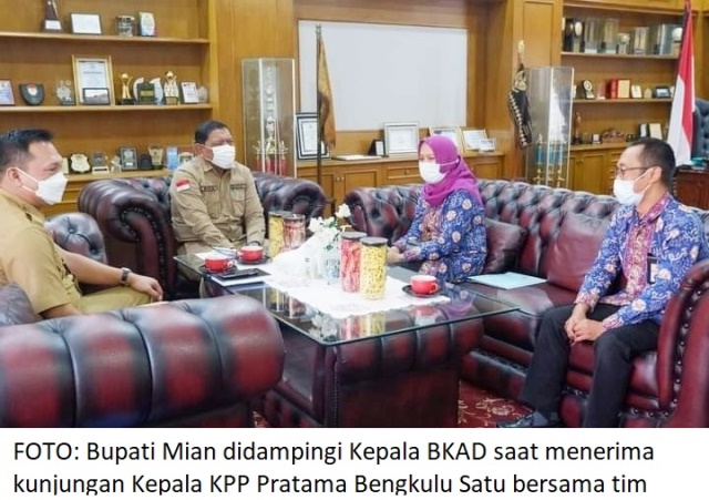 Kepala KPP Pratama Bengkulu Satu Temui Bupati Bengkulu Utara