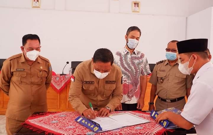 Bupati Mian Terima Lahan Pelepasan HGU PT Agricinal