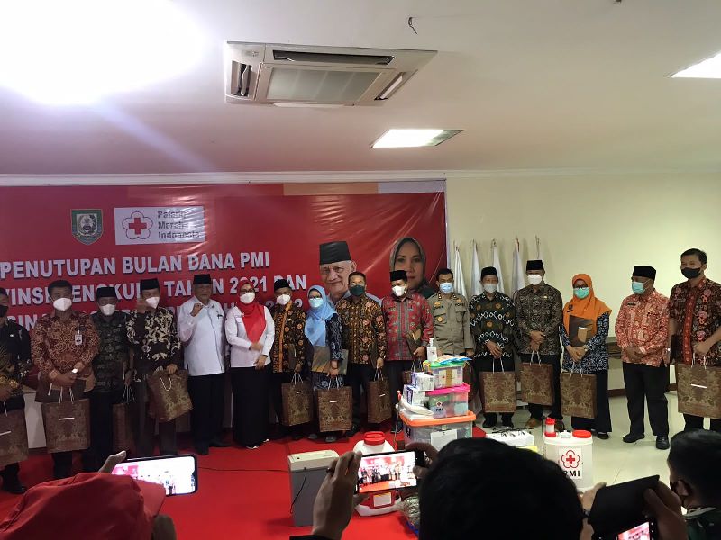 Ditutup, Bulan Dana PMI Provinsi  Himpun Dana Rp 526.802.000