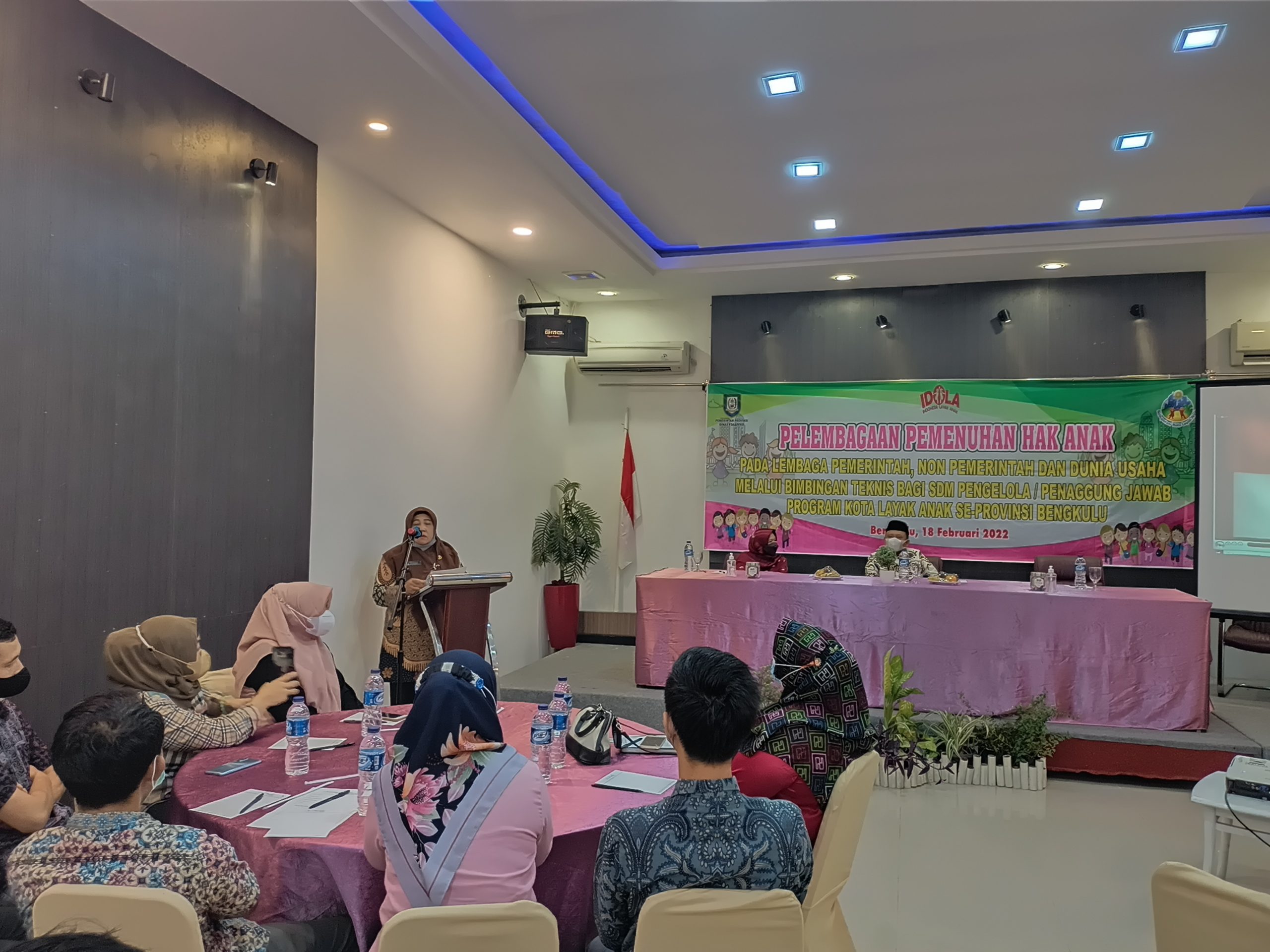 DP3APPKB Bengkulu Gelar Bimbingan Program Kabupaten Kota Layak Anak