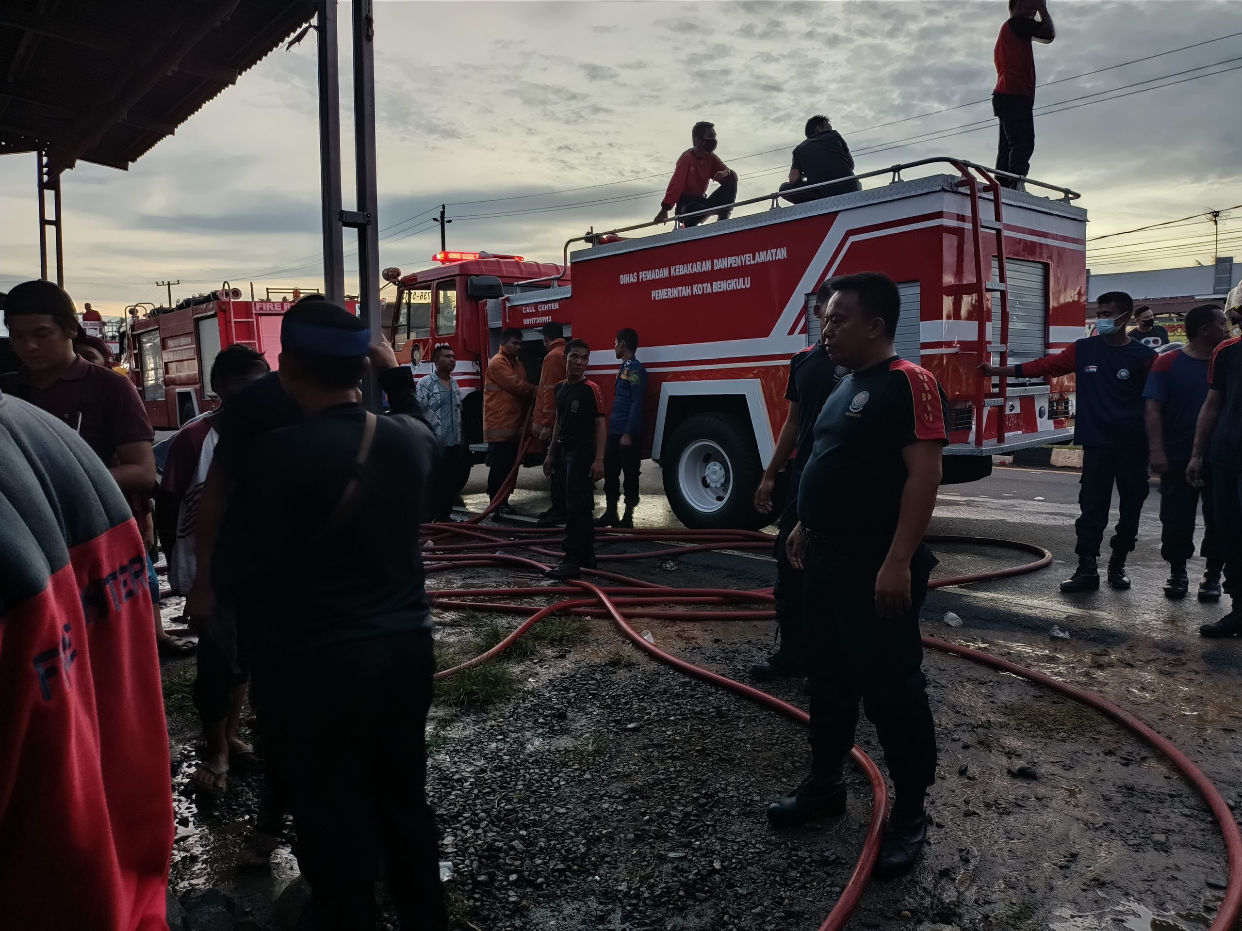 Si Jago Merah  Melalap Rumah Warga Pagar Dewa Bengkulu