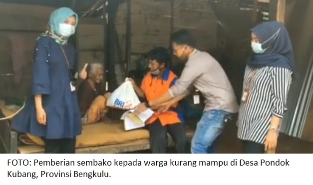 BRI Bengkulu Peduli Dimasa Pandemi