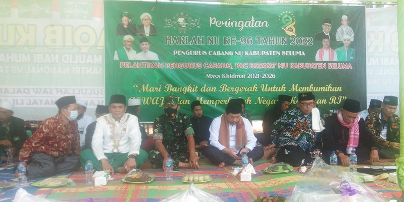 Kegiatan NU, Zulkarnain Dali : Mana Bup Seluma?