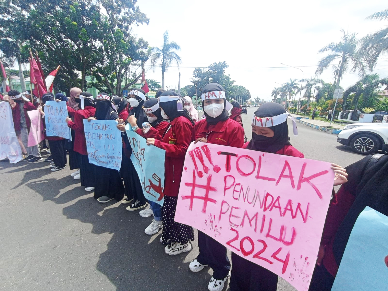 Ini Tuntutan IMM Dalam Aksi di Depan Kantor Gubernur Bengkulu 