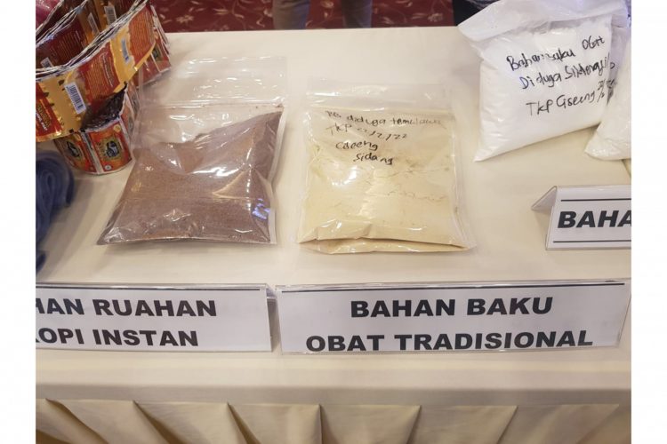 Disita, Kopi dan Obat Ilegal Mengandung Paracetamol